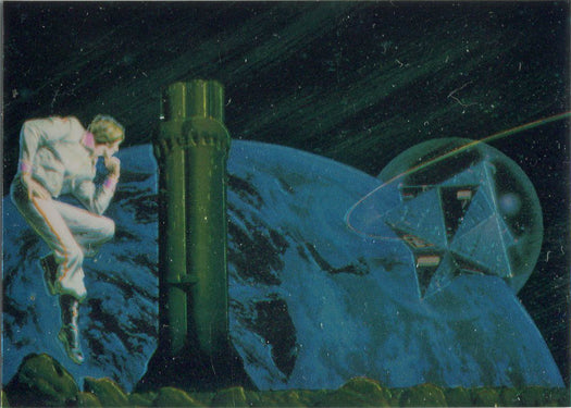 Mike Whelan II Other Worlds 1995 Chromium Chase Card 4 Final Encyclopedia