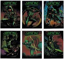 Arrow Season One Comic Book Covers Cryptomium Foil Complete 6 Card Chase Set