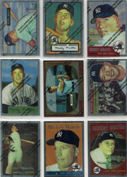 Topps Finest Baseball 1996 Mickey Mantle Chrome Commemorative Insert Set 1-19
