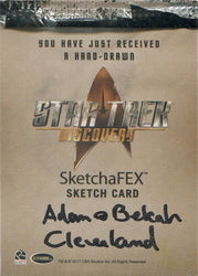 Star Trek Discovery Season 2 SketchaFEX Sketch Card by Adam and Bekah Cleveland