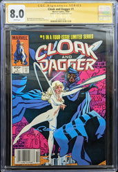 Cloak and Dagger #1 (1983) CGC 8.0 Signed by Rick Leonardi