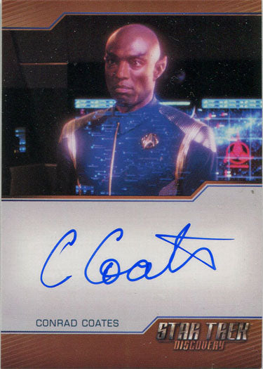 Star Trek Discovery Season 1 Autograph Card Conrad Coates as Admiral Terral