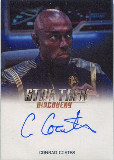 Star Trek Discovery Season 1 Autograph Card Conrad Coates as Admiral Terral (FB)