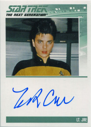 Star Trek TNG Portfolio Prints S2 Autograph Card Tracee Cocco as Lt. Jae