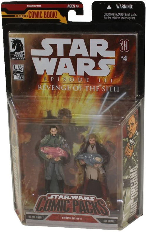Star Wars Comic Packs Wal-Mart Exclusive Revenge of the Sith #4 with Obi-Wan Kenobi & Bail Organa