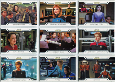 Women of Star Trek 50th Anniversary In Command Chase Card Set WC1 to WC9