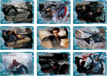 Captain America Movie 2 Winter Soldier Concept Series Complete 27 Card Chase Set