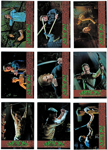 Arrow Season One Training Complete 9 Card Copper Bronze Variant Foil Chase Set