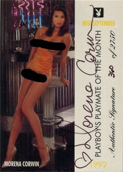 Playboy 1996 September Edition Autograph Card 117 Morena Corwin 0360/2750