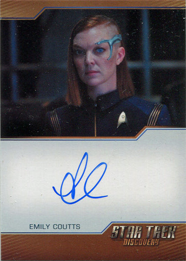Star Trek Discovery Season 2 Autograph Card Emily Coutts as Lt. Keyla Detmer