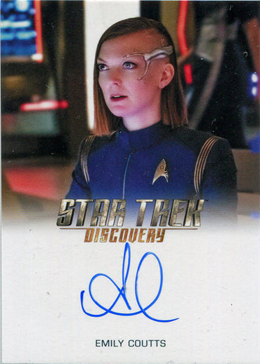 Star Trek Discovery Season 2 Autograph Card Emily Coutts as Lt Keyla Detmer (FB)