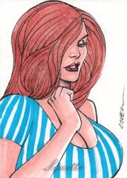 Female Persuasion 3 Sketch Card by Roy Cover of Suzette V2