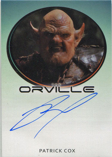 Orville Season 1 Autograph Card Patrick Cox as The Ogre