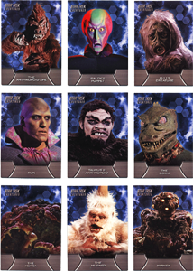 Star Trek TOS Remastered Creatures Complete 9 Card Chase Set