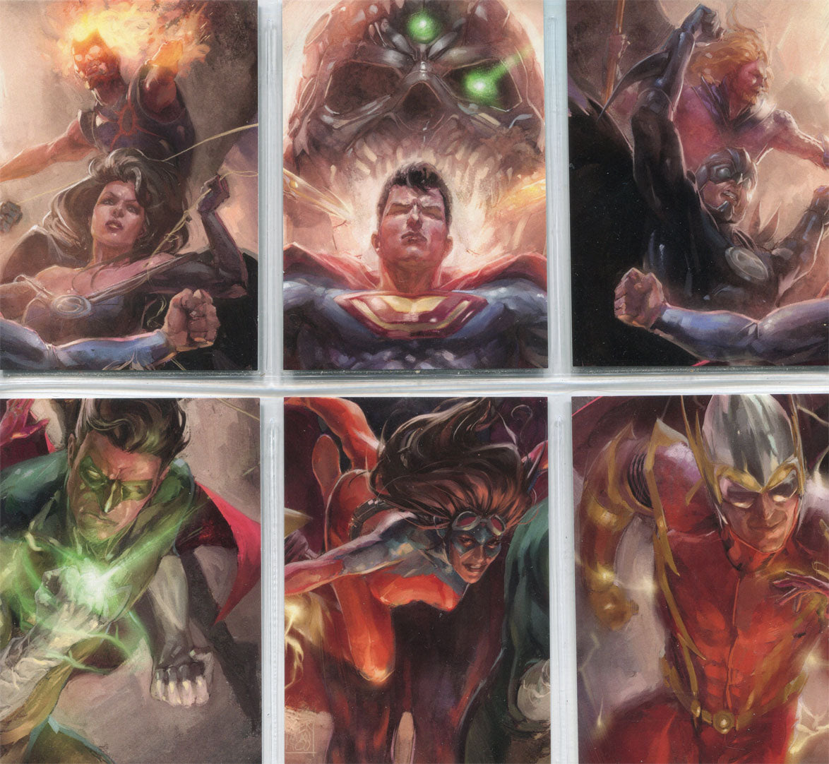 DC Comics Super-Villains Crime Syndicate of America Chase 6 Card Set CS1 to CS6