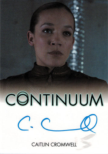 Continuum Seasons 1 and 2 Autograph Card Caitlin Cromwell as Elena