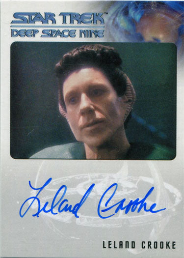 Star Trek DS9 Heroes & Villains Autograph Card Leland Crooke as Gelnon