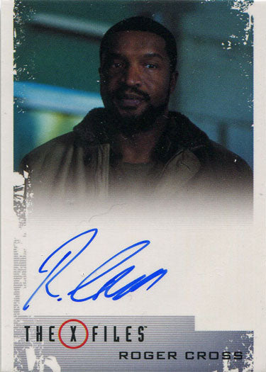 X-Files Season 10 & 11 Autograph Card Roger Cross as Officer Wentworth