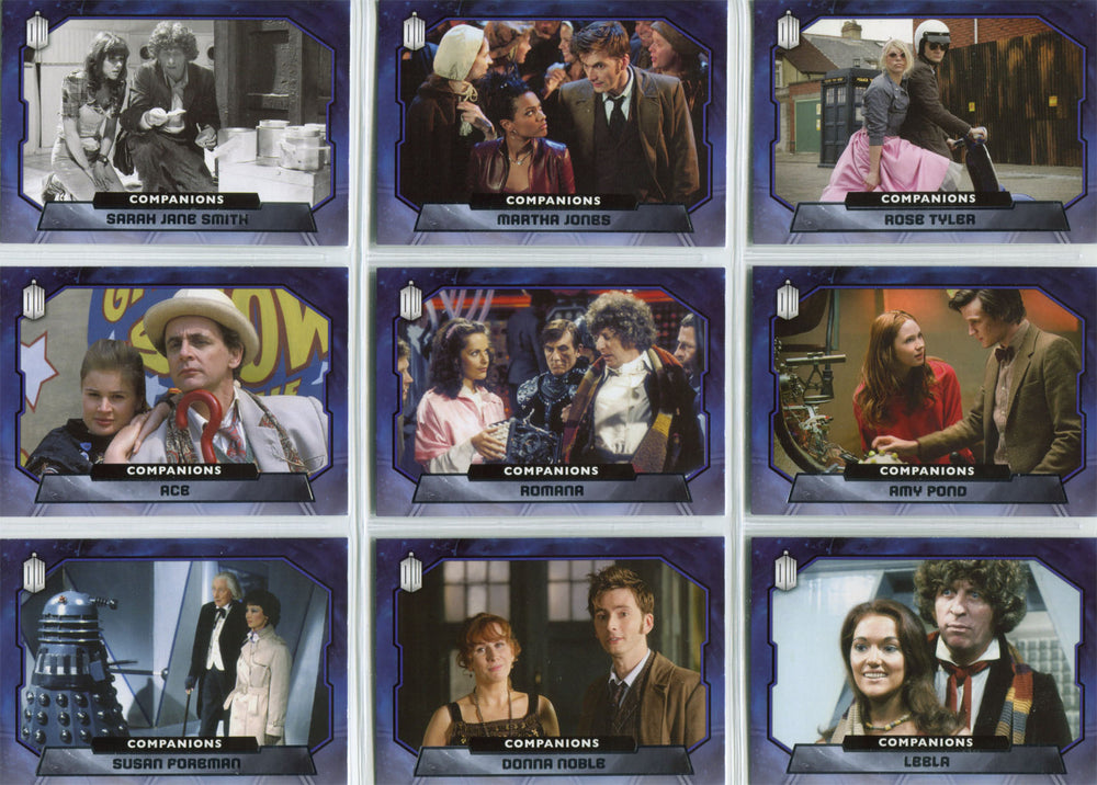 Doctor Who 2015 Companions Complete 10 Card Chase Set