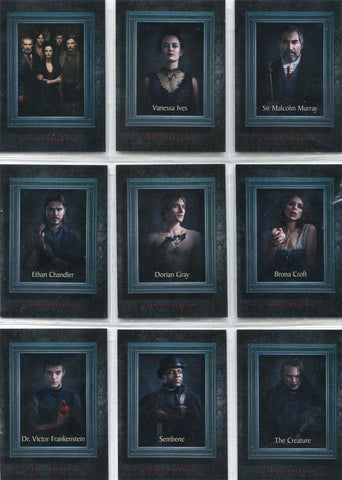 Penny Dreadful Season 1 Character Chase Complete 9 Card Set C1 to C9