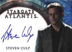 Stargate Atlantis Seasons 3 & 4 Autograph Card by Steven Culp