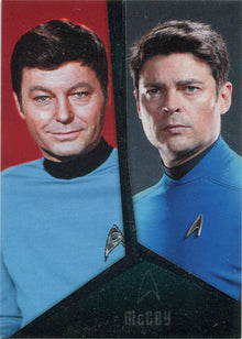 Star Trek TOS Captains Collection Bridge Crew Chase Card D3 McCoy Kelley Urban