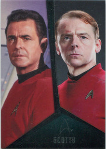 Star Trek TOS Captains Collection Bridge Crew Chase Card D4 Scotty Doohan Pegg