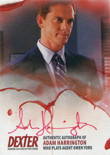 Dexter Season 5 & 6 Autograph Card D5&6-AAH2 Adam Harrington as Owen York