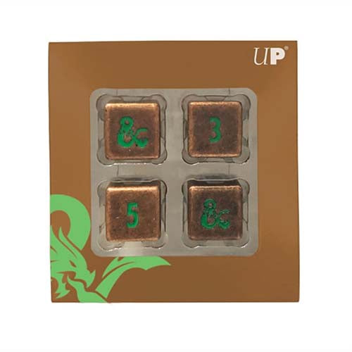 Dungeons & Dragons Heavy Metal d6 Set - Feywild Copper and Green