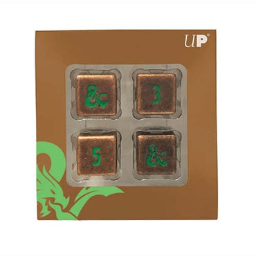 Dungeons & Dragons Heavy Metal Dice: Feywild Copper and Green D6 Set