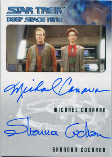 Star Trek DS9 Heroes & Villains Autograph Card DA2 M. Canavan Shannon Cochran