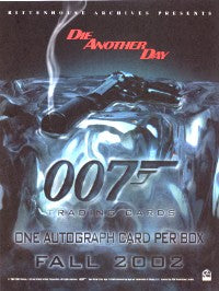 James Bond Die Another Day Trading Card Sell Sheet