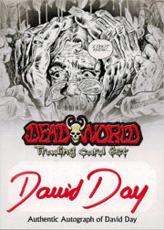 Deadworld Fold Out Z Autograph Card DAZ-DD1 by David Day