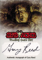 Deadworld Fold Out Z Autograph Card DAZ-GR1 by Gary Reed