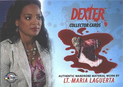 Dexter Seasons 1 & 2 DC16 Lt Maria Laguerta Costume Card Variant 1