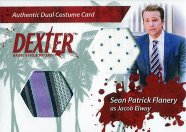 Dexter Seasons 7 & 8 Costume Wardrobe Card DC3 Sean Patrick Flanery Jacob Elway