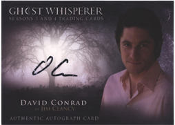 Ghost Whisperer Seasons 3 & 4 Autograph Card by David Conrad