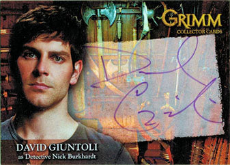 Grimm 2013 Autograph Card DGAC-1 David Giuntoli as Nick Burkhardt
