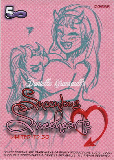 Succubus Sweethearts 5finity 2020 Promo Card DGSS5 /30