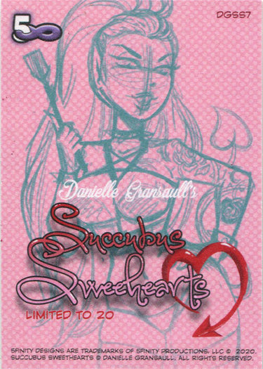 Succubus Sweethearts 5finity 2020 Promo Card DGSS7 /20