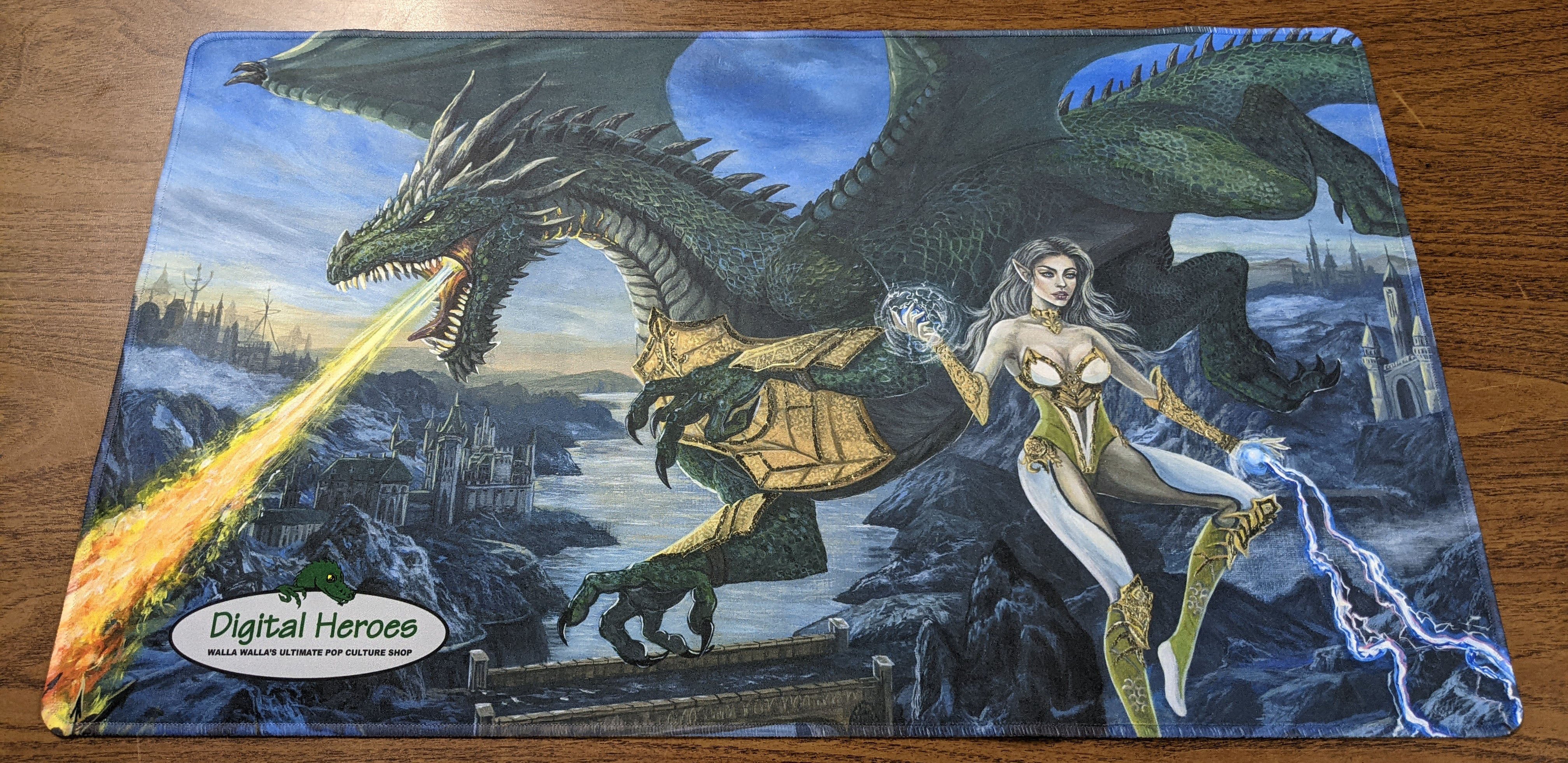 Digital Heroes Custom Artwork Gaming Playmat