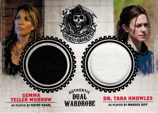 Sons of Anarchy Seasons 1 to 3 DM2 Wardrobe Costume Card Gemma & Tara