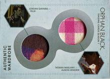 Orphan Black Season 1 DM3 Costume Wardrobe Card Tatiana Maslany Sarah & Allison