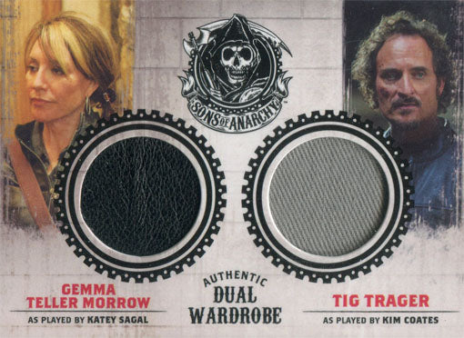 Sons of Anarchy Seasons 1 to 3 DM4 Wardrobe Costume Card Gemma & Tig