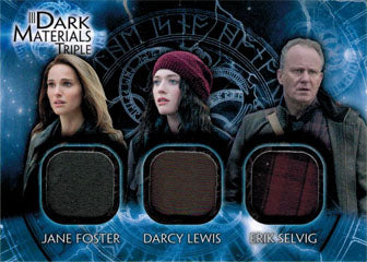 Thor Dark World DMT-5 Costume Memorabilia Card Jane Foster, Darcy Lewis & Erik