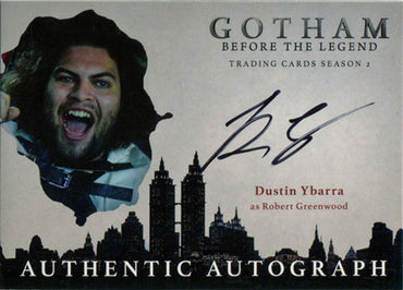 Gotham Season 2 Autograph Card DY Dustin Ybarra as Robert Greenwood