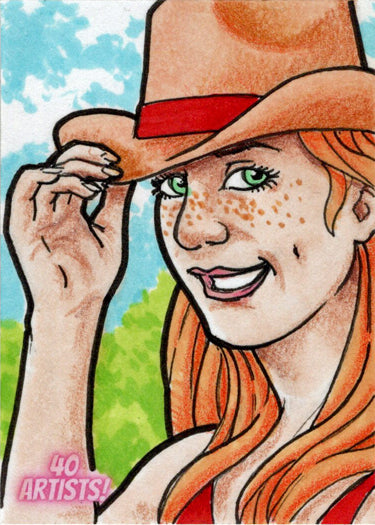 5finity 2022 40 Artists! Sketch Card Dan Lawler