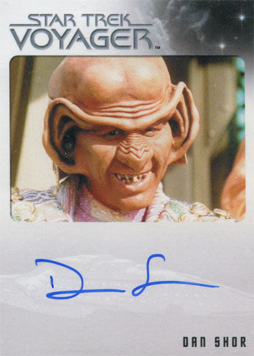 Star Trek Voyager Heroes & Villains Autograph Card Dan Shor as Arridor