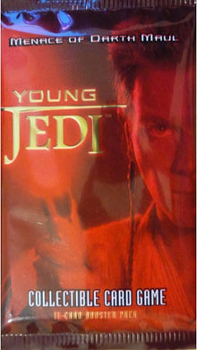 Star Wars Young Jedi Menace of Darth Maul Factory Sealed Booster Pack