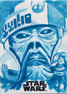 Star Wars Journey to Last Jedi Sketch Card Ted Dastick Jr.